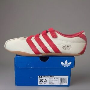 Size 10.5 - Adidas Tokyo MJ Cream White Red IH3999 Women’s New FAST SHIP